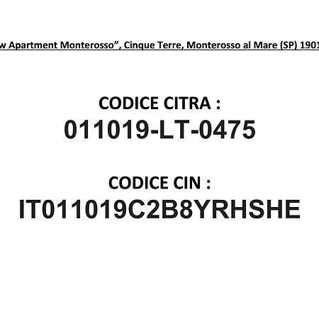 Seaview Apartment Monterosso, Cinque Terre 蒙特罗索阿尔马雷 外观 照片